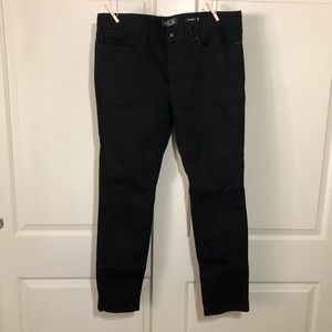 Rude Mens Black Skinny Jeans